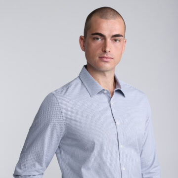 Fitzroy Mens Slim Fit Long Sleeve Shirt
